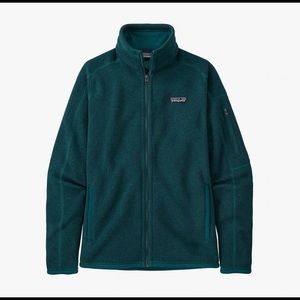 Green Patagonia Better Sweater full zip